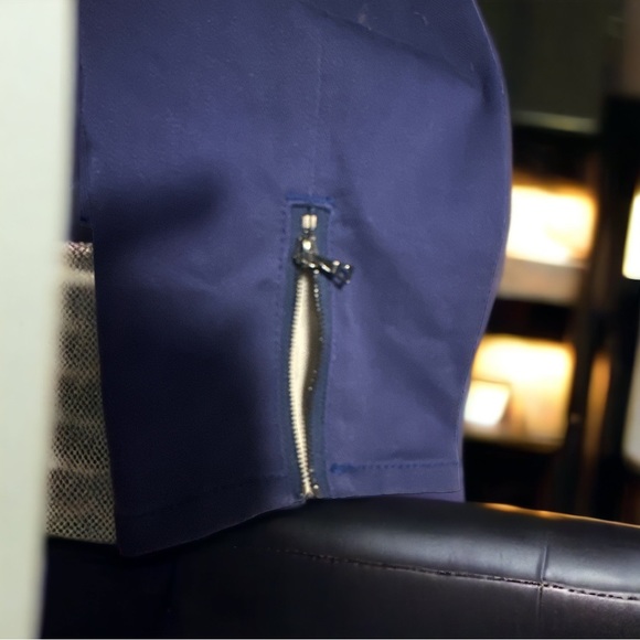 Genetic Denium NWT $298 Navy/White slim fit SZ 29 zippers at bottom of leg - Picture 6 of 7